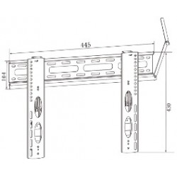 PORTA TV LED DA PARETE 26 47  