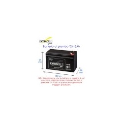 BATTERIA  AL PIOMBO 12 V  9AMPERE 
