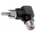 ADATTATORE  ANGOLO PRESA RCA  SPINA RCA 