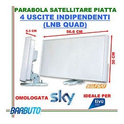 ANT SAT EXTRA PIATTA QUAD MODELLO NUOVO