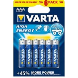 BATTERIA  VARTA MINI AAA PACCO 6PZ 