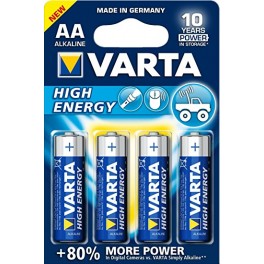 BATERIA VARTA  AA STILO  BLISTER 4 PZ SERIE BLU HIGH ENERGY