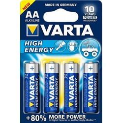 BATERIA VARTA  AA STILO  BLISTER 4 PZ SERIE BLU HIGH ENERGY