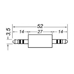 ADATTATORE SPINA 3,5 ST /SPINA A 3,5 ST 