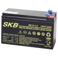 BATTERIA AL PIOMBO SKB 12V/7 2 AMPERE FAST 4 8     151 x 65 x 95   101 mm