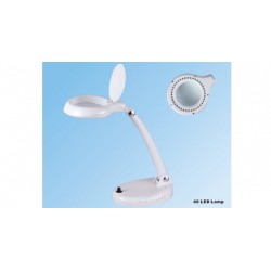 LAMP C/LENTE 40 LED E BATT RIC 