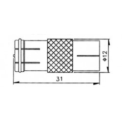 ADATTATORE SPINA F/PRESA  TV 
