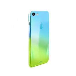 PURO Cover PC  Hologram  per iPhone 7/7s Azzurro