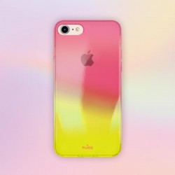 PURO Cover PC  Hologram  per iPhone  7 / 8 Arancione