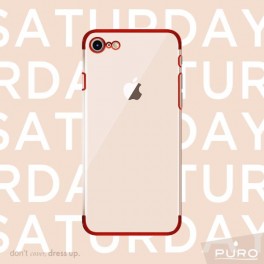 PURO Cover PC  Verge  per iPhone 7/8 4 7  Rosso
