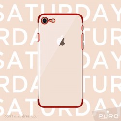 PURO Cover PC  Verge  per iPhone 7/8 4 7  Rosso