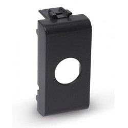 PLASTICA COMPATIBILE GEWISS CHROUS NERA PLASTICA PER PRESE D ANTENNA LARGABANDA 1 FORO