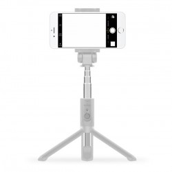 PURO Selfie Monopod + Tripode  Smart Stick  e controllo remoto Bluetooth Grigio