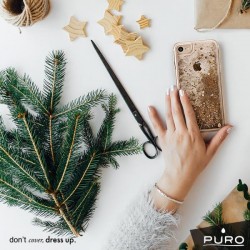 PURO Cover  Aqua  Winter per iPhone 6/6s/7/7s 4 7  Oro