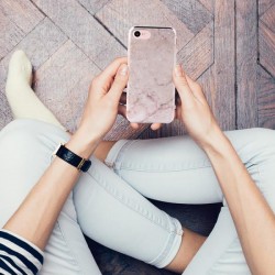 Puro Cover TPU  Marble  per iPhone 6/6s/7/8 Rosa Portogallo