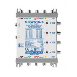 Multiswitch Passante 5 cavi 2 derivate Terr  16UB  15dB ibrido SCR