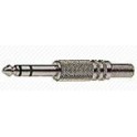 SPINA VOLANTE METALLO JACK STEREO 6,3mm 