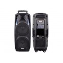BOX AUDIO PROFESSIONALE  360W USB/SD BOX AUDIO PROFESSIONALE POTENZA MAX 360W CON USB/SD, ECHO, EQUALIZZATORE E TROLLEY