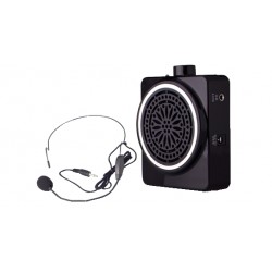 MINI AMPLIFI 12W PORTATILE RICARICABILE C/MICROFONO