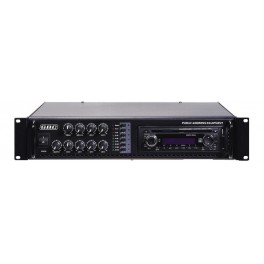 SINTO AMPLIFICATORE PROFESSIONALE 100V INTO AMPLIFICATORE PROFESSIONALE 100V / 180W A 6 ZONE CON CD/MP3