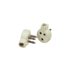 SPINA/PRESA TELEF CON PLUG 6/2 (MINI)