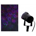 PROIETTORE CALEIDOSCOPIO LED ROTANTE 3 LED MULTICOLOR