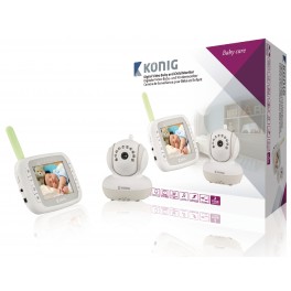 Baby Monitor Audio / Video 2 4 GHz Baby Monitor Audio / Video 2 4 GHz Bianco/Grigio