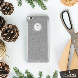 Puro Cover PC+TPU Shine per Huawei P8 Lite 2017/Honor 8 Lite/Nova Lite/GR3 2017 5 2 Argento