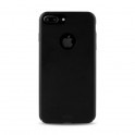 Puro  Magnet  Cover in PC Soft Touch per iPhone 7 Plus / 8  Plus con placca metallica integrata Nero