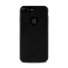 Puro  Magnet  Cover in PC Soft Touch per iPhone 7 Plus / 8  Plus con placca metallica integrata Nero