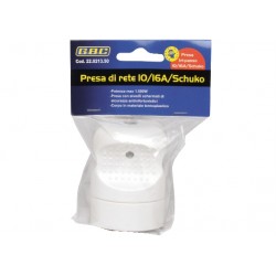 PRESA RETE bipasso/shuko BIANC 