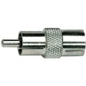 ADATTATORE SPINA RCA/PRESA COAX TV FEMMI 