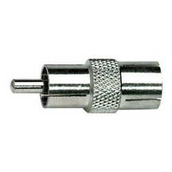 ADATTATORE SPINA RCA/PRESA COAX TV FEMMI 