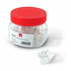 Spina modulare 8P8C cavo flessibile cat5 Confezione: Barattolo da 100pz 