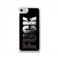 Puro Cover PC+TPU  Aqua Fuck  per iPhone 6/6s/7/8 nera