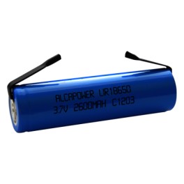 BATTERIA  LIR 18650 HFT ACCUMUL Li ion 2600mAh TERM SALDARE