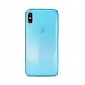 Puro Custodia TPU Ultra Slim  0 3 NUDE  per iPhone X / Xs 5 8  Blu