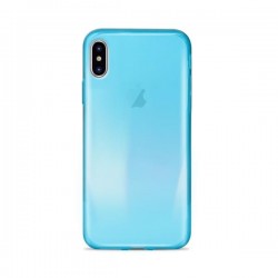 Puro Custodia TPU Ultra Slim  0 3 NUDE  per iPhone X / Xs 5 8  Blu