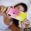 PURO Cover PC  Hologram  per iPhone X 5 8  Arancione