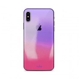 PURO Cover PC  Hologram  per iPhone X 5 8  Rosa