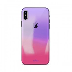 PURO Cover PC  Hologram  per iPhone X 5 8  Rosa