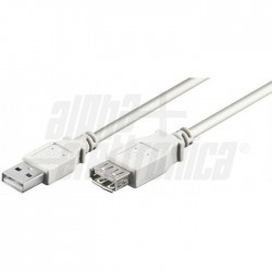 CAVO SP USB A PR USB A 2 0 5m BIANCO PB 