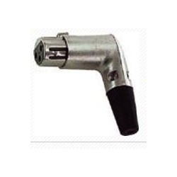 PRESA MICROFONICA XLR  3 POLI AD ANGOLO 